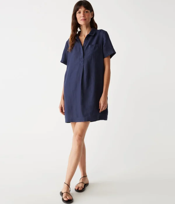 Michael Stars Ola Utility Dress- Dresses | Mini Dresses