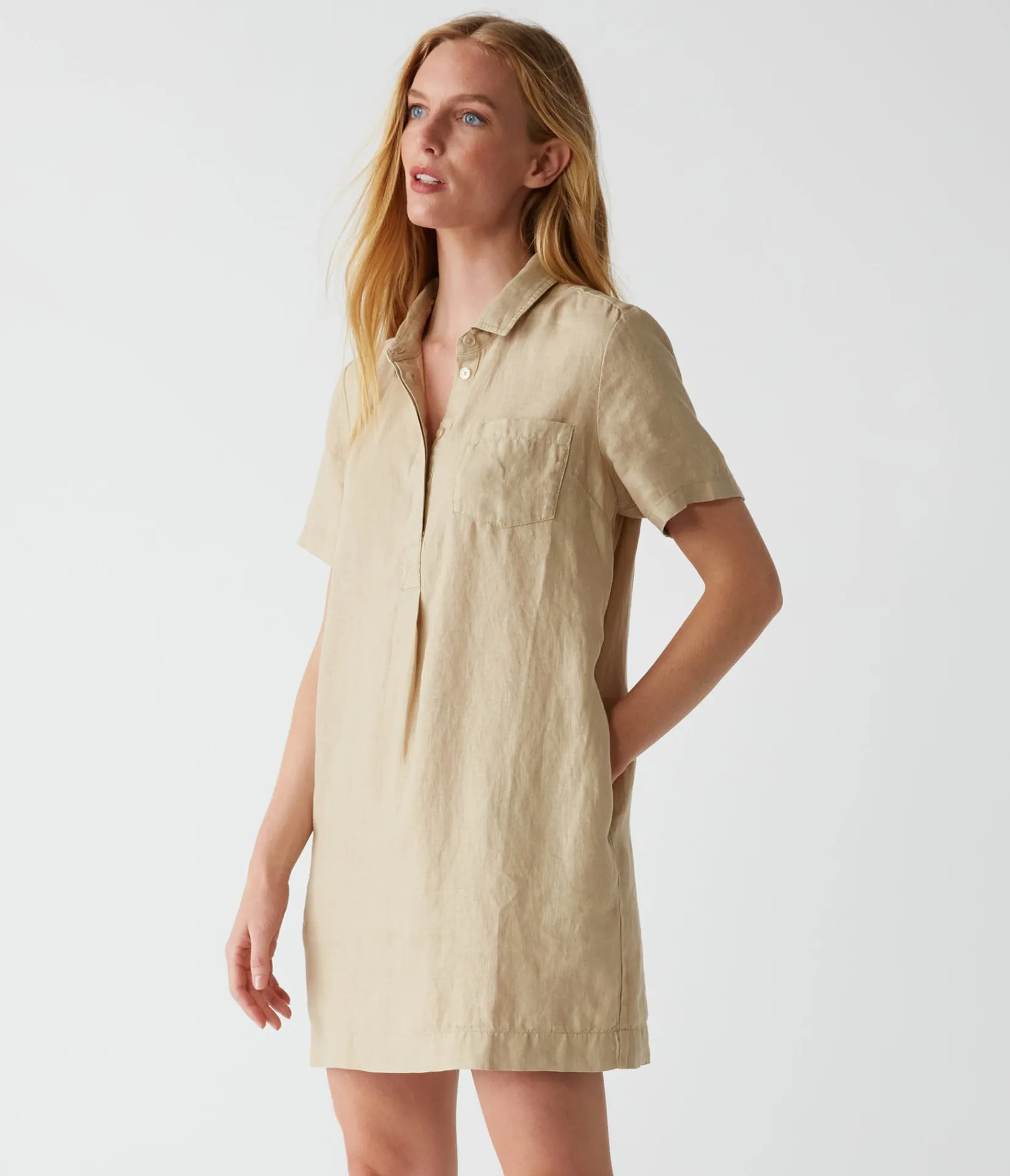 ola_utility_dress_2.webp Michael Stars Ola Utility Dress- Dresses | Mini Dresses
