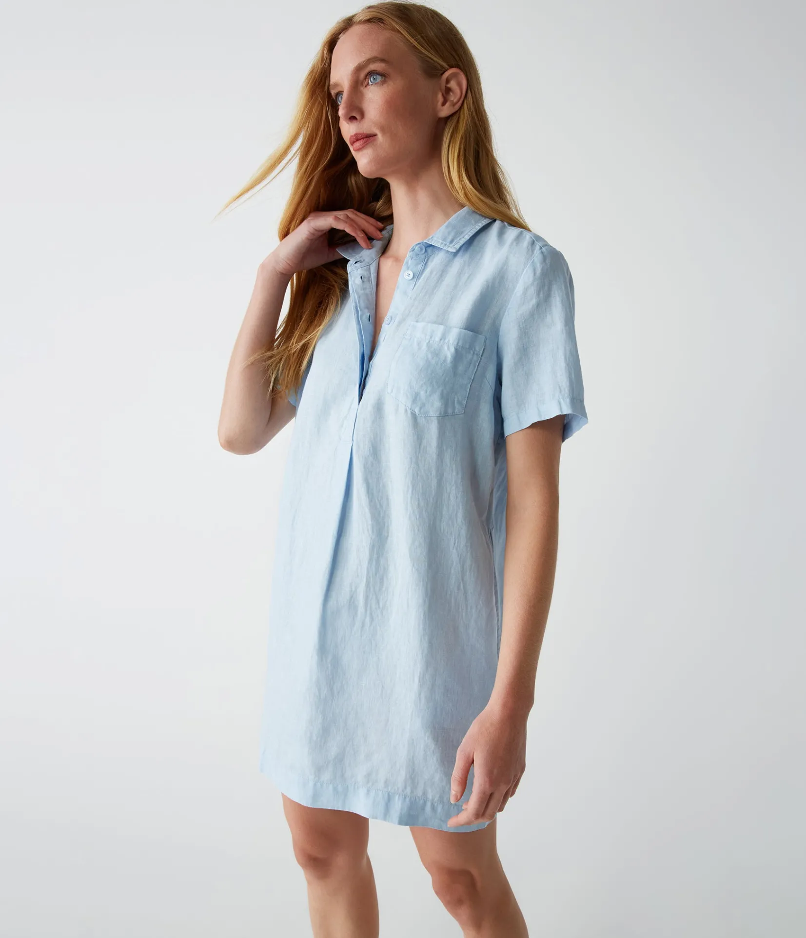 ola_utility_dress_8.webp Michael Stars Ola Utility Dress- Dresses | Mini Dresses