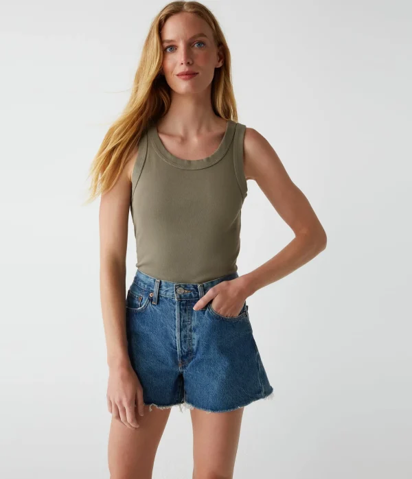 Michael Stars Paloma Tank- Tank Tops | 1x1 Cotton T-Shirts