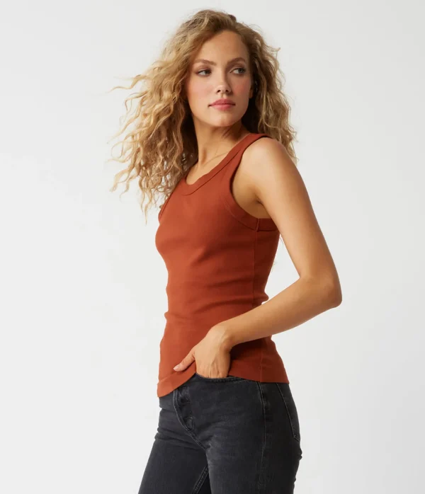 Michael Stars Paloma Tank- Tank Tops | 1x1 Cotton T-Shirts