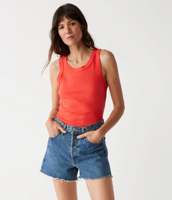 Michael Stars Paloma Tank- Tank Tops | 1x1 Cotton T-Shirts