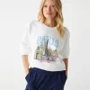 Michael Stars Paris Sweatshirt- Loungewear