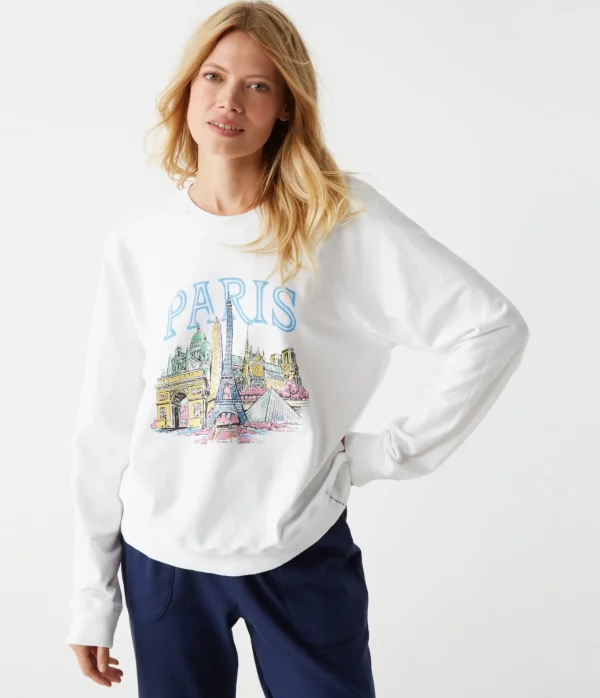 Michael Stars Paris Sweatshirt- Loungewear