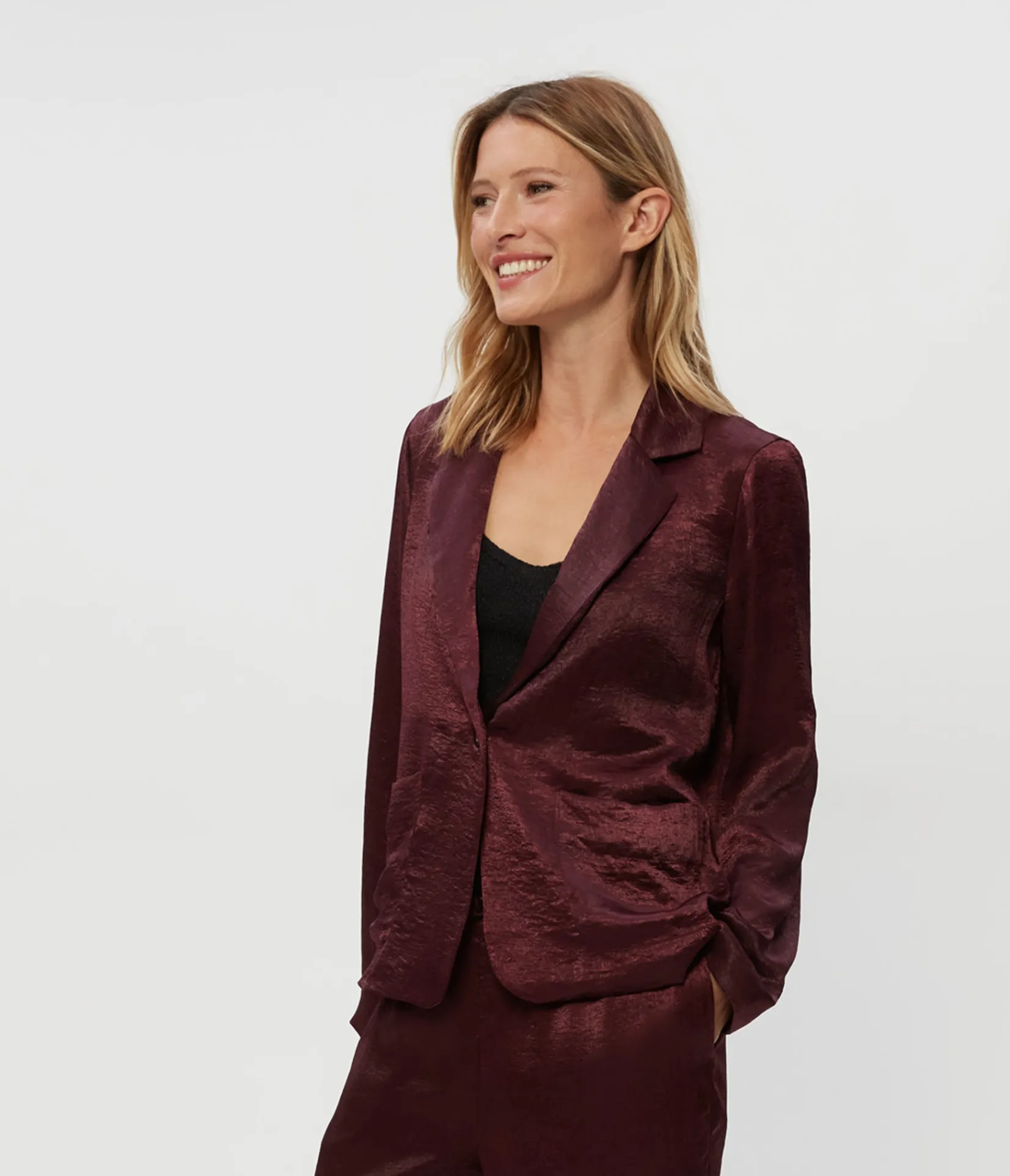 paula_hammered_satin_blazer_8.webp Michael Stars Paula Hammered Satin Blazer- Blazers, Jackets & Outerwear