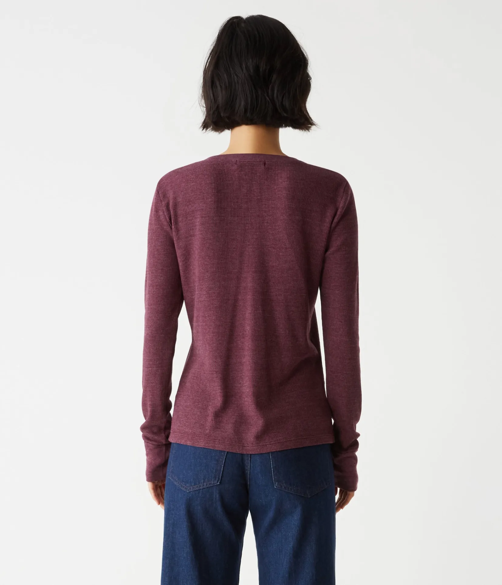 paula_thermal_tee_11.webp Michael Stars Paula Thermal Tee- T-Shirts | Loungewear