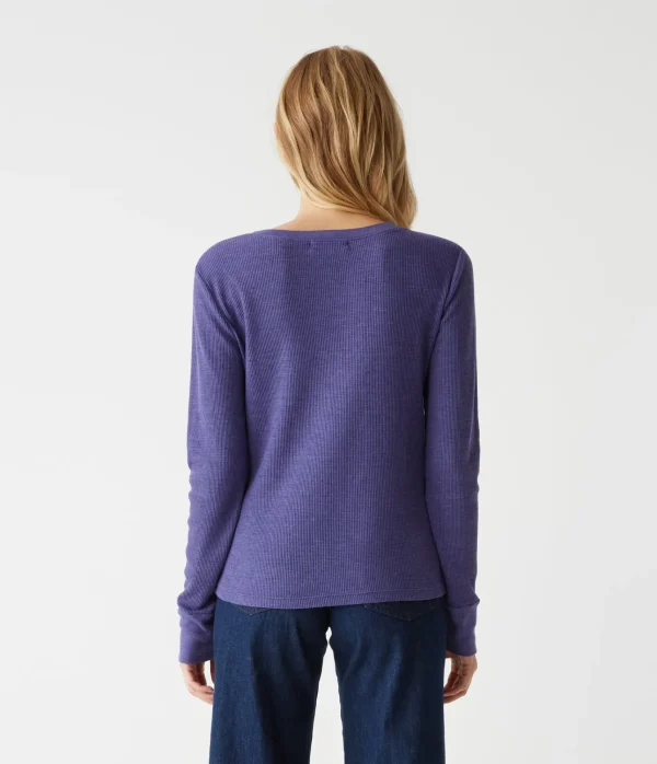 Michael Stars Paula Thermal Tee- T-Shirts | Loungewear