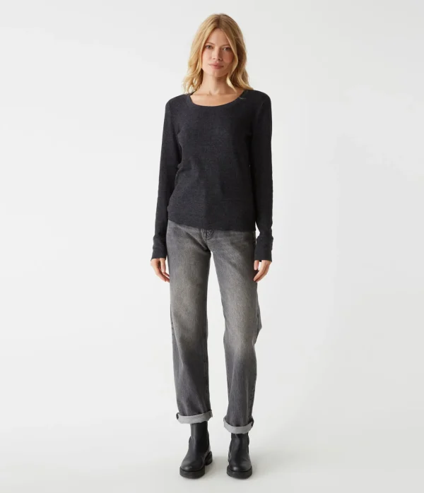 Michael Stars Paula Thermal Tee- T-Shirts | Loungewear