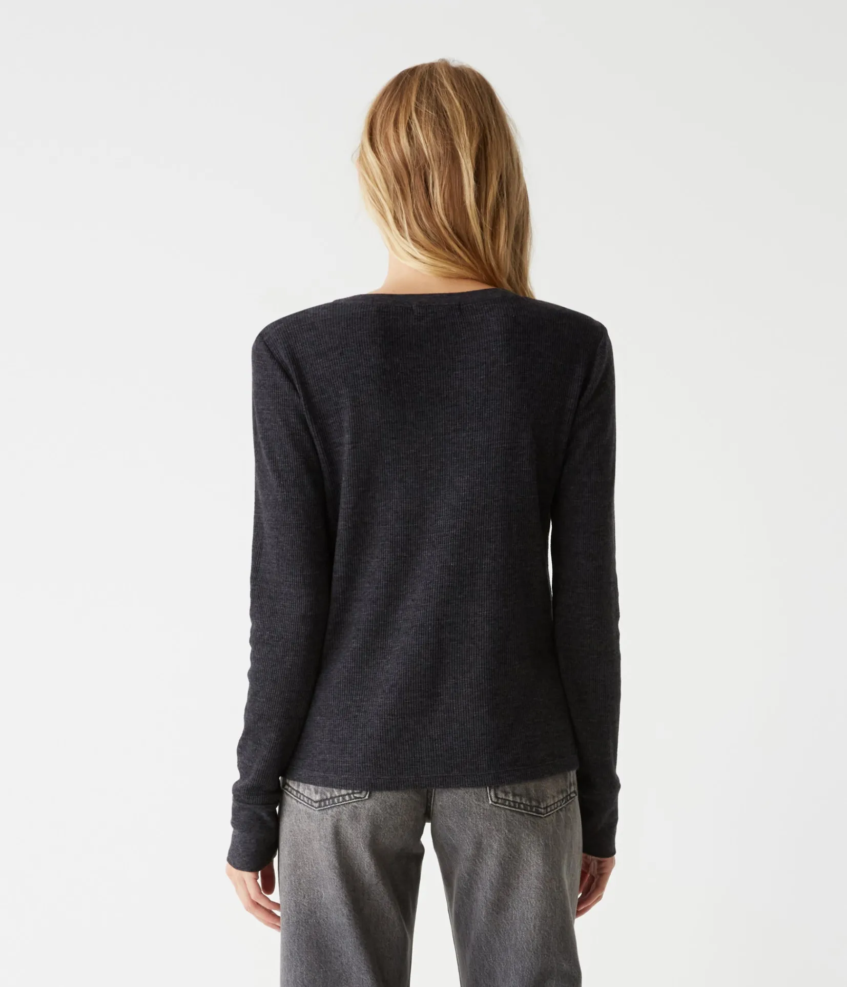 paula_thermal_tee_22.webp Michael Stars Paula Thermal Tee- T-Shirts | Loungewear