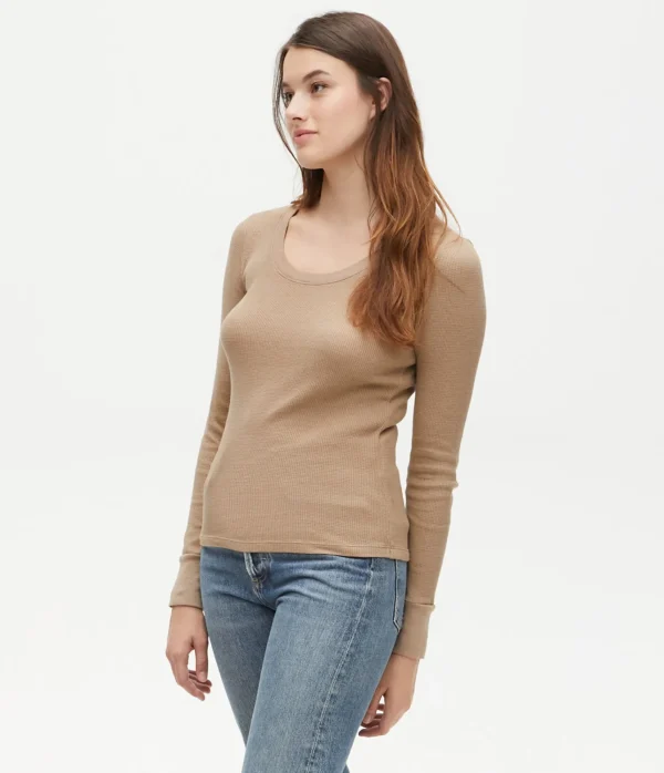 Michael Stars Paula Thermal Tee- T-Shirts | Loungewear