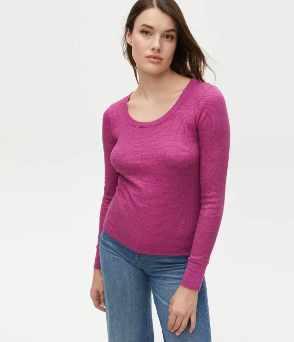 Michael Stars Paula Thermal Tee- T-Shirts | Loungewear
