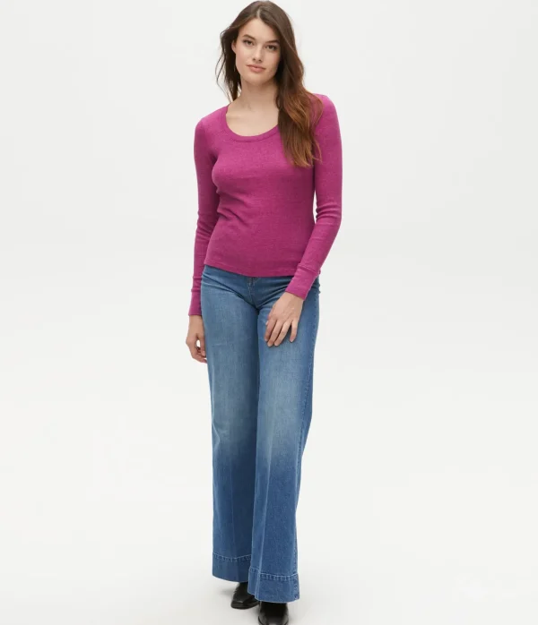 Michael Stars Paula Thermal Tee- T-Shirts | Loungewear