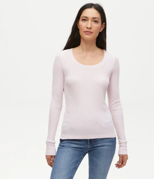Michael Stars Paula Thermal Tee- T-Shirts | Loungewear