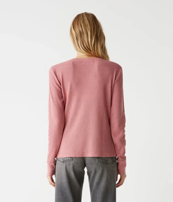 Michael Stars Paula Thermal Tee- T-Shirts | Loungewear