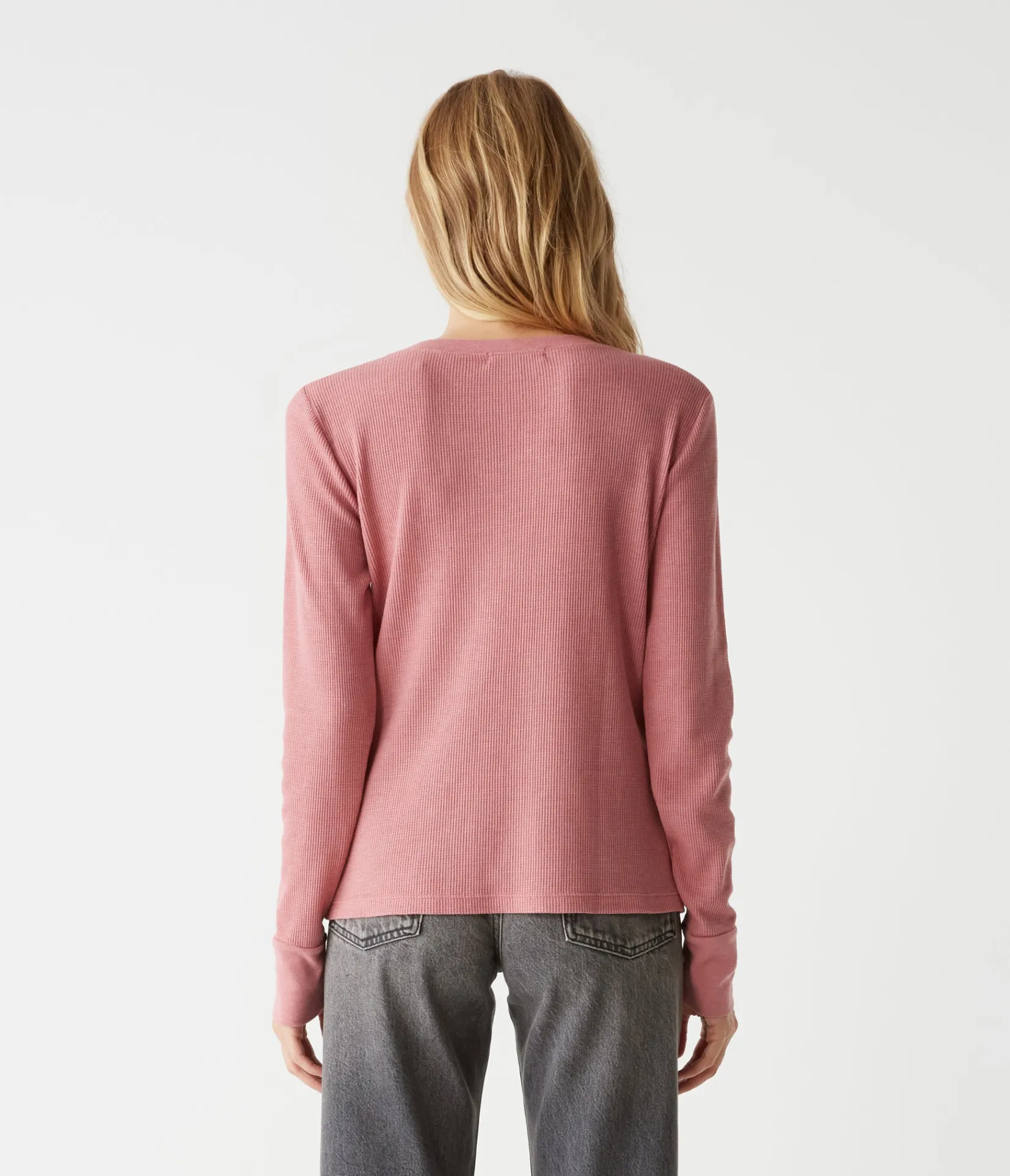 paula_thermal_tee_7.webp Michael Stars Paula Thermal Tee- T-Shirts | Loungewear