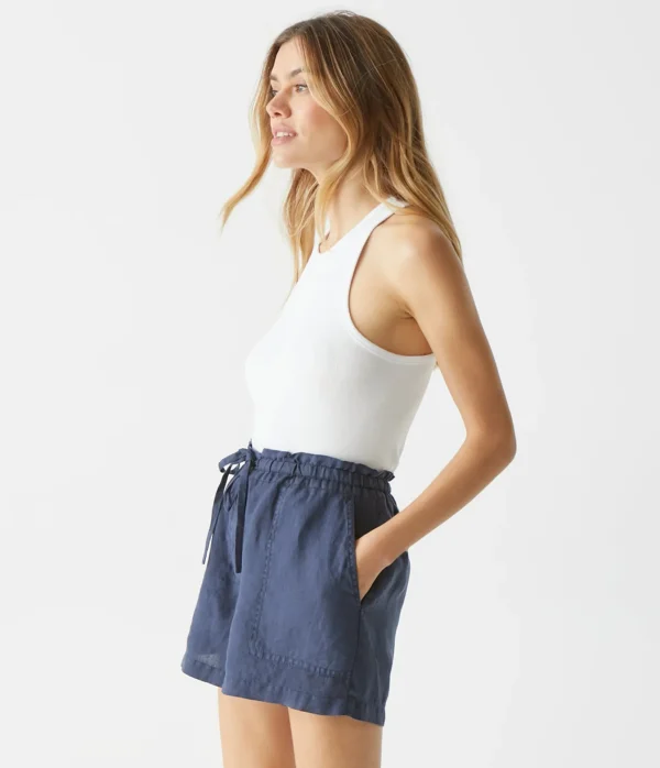 Michael Stars Paulette Linen Short- Pants, Shorts & Skirts