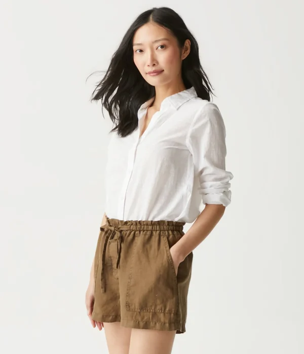 Michael Stars Paulette Linen Short- Pants, Shorts & Skirts