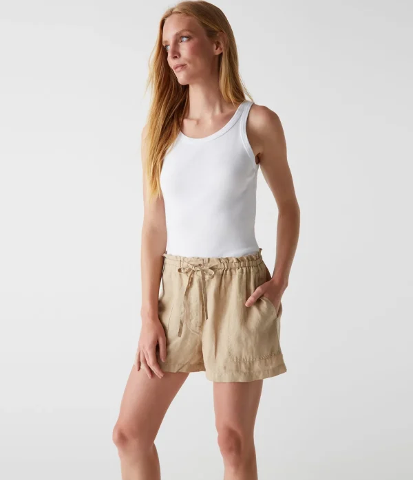Michael Stars Paulette Linen Short- Pants, Shorts & Skirts