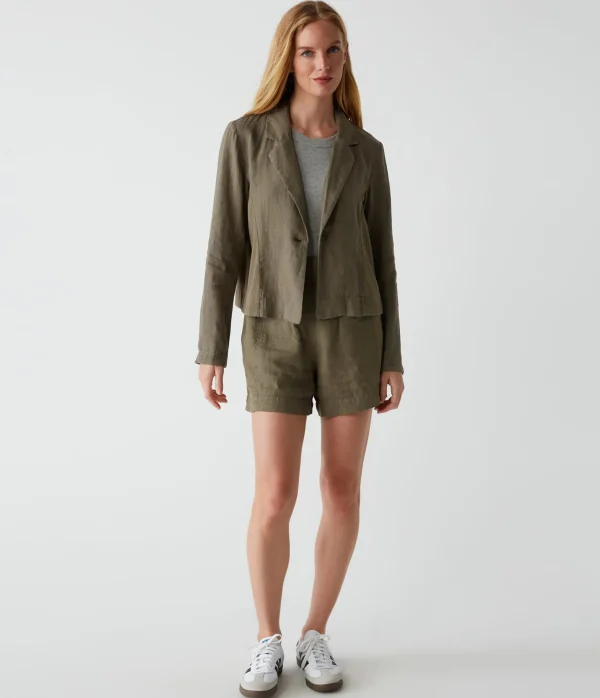 Michael Stars Pearson Linen Blazer- Blazers, Jackets & Outerwear