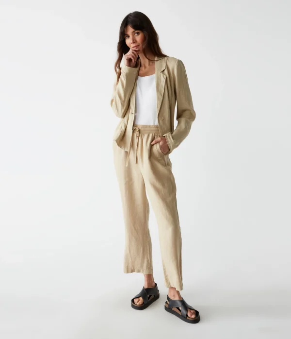 Michael Stars Pearson Linen Blazer- Blazers, Jackets & Outerwear