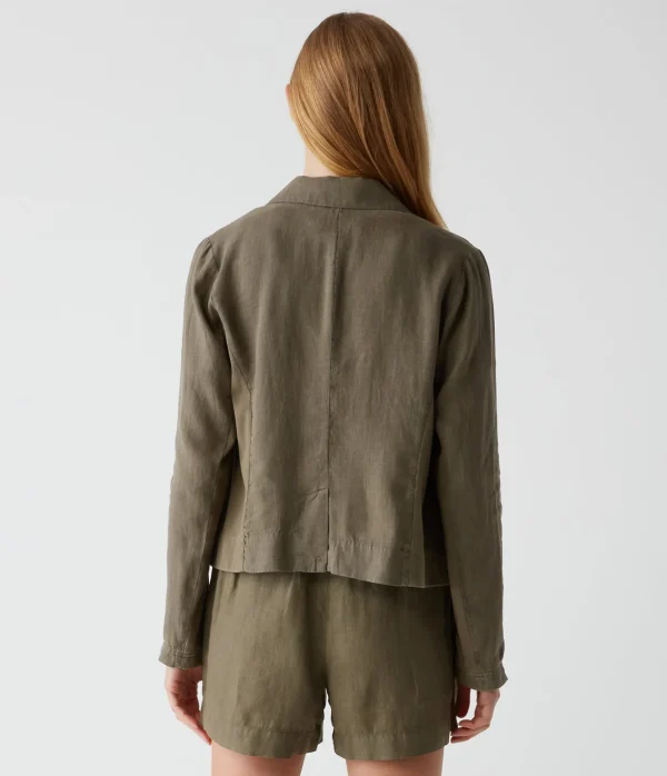 Michael Stars Pearson Linen Blazer- Blazers, Jackets & Outerwear