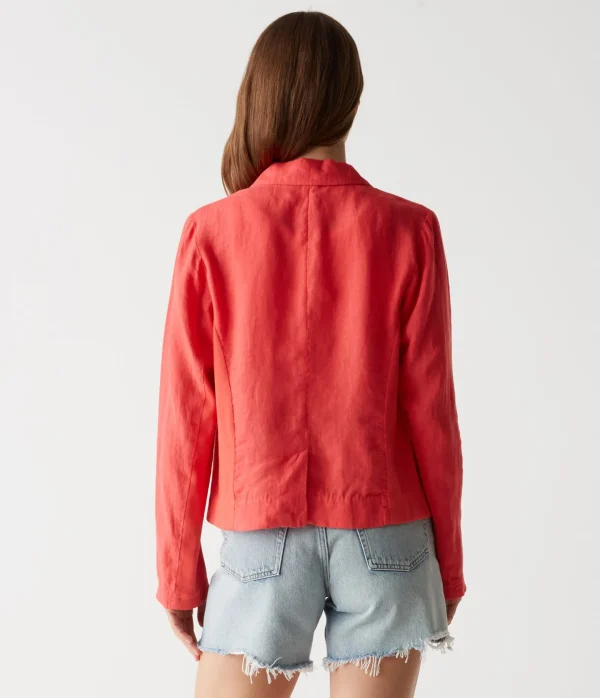 Michael Stars Pearson Linen Blazer- Blazers, Jackets & Outerwear