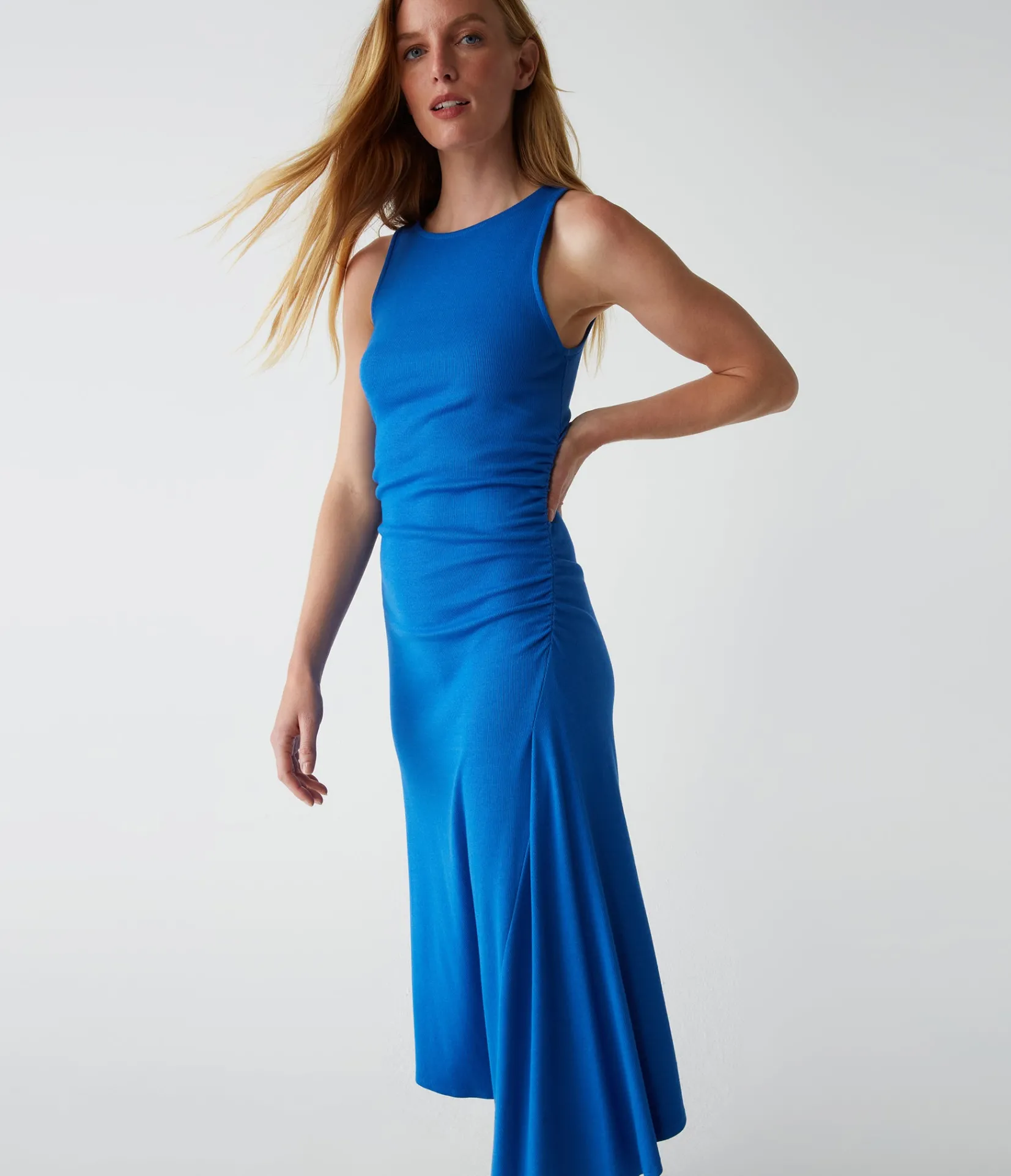 perez_asymmetrical_dress_12.webp Michael Stars Perez Asymmetrical Dress- Dresses | Midi Dresses