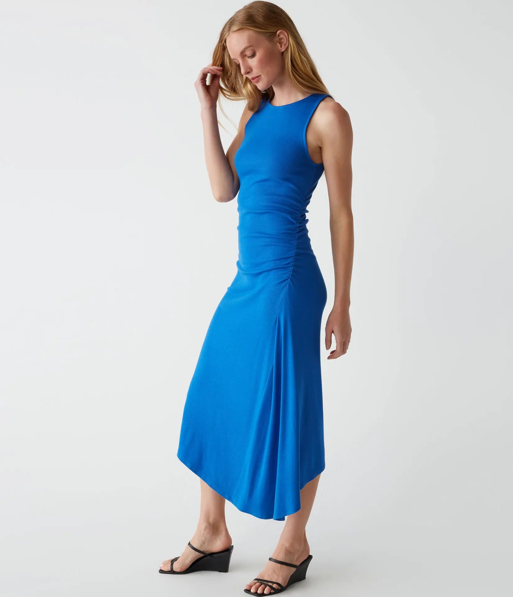 perez_asymmetrical_dress_15.webp Michael Stars Perez Asymmetrical Dress- Dresses | Midi Dresses