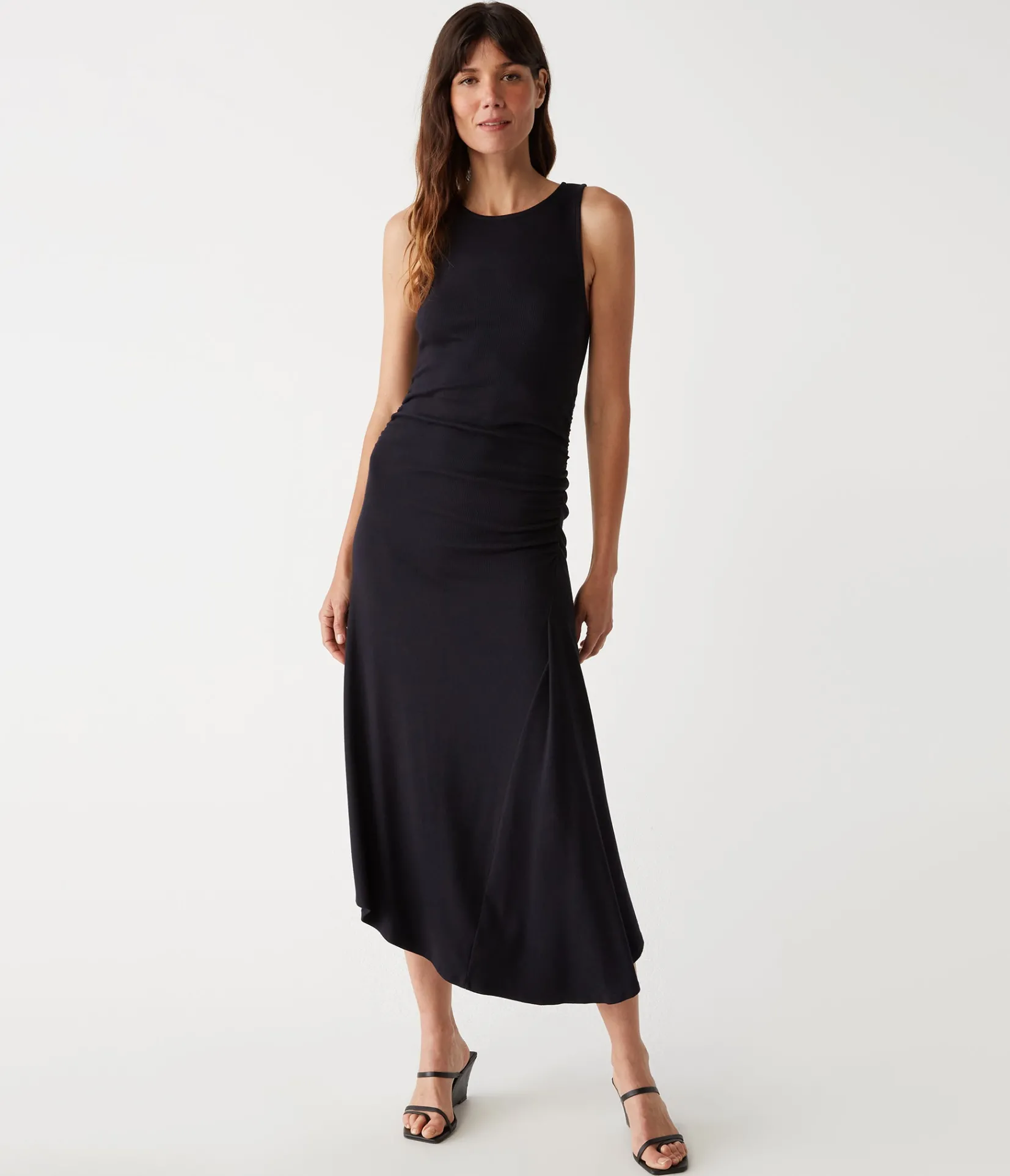perez_asymmetrical_dress_4.webp Michael Stars Perez Asymmetrical Dress- Dresses | Midi Dresses