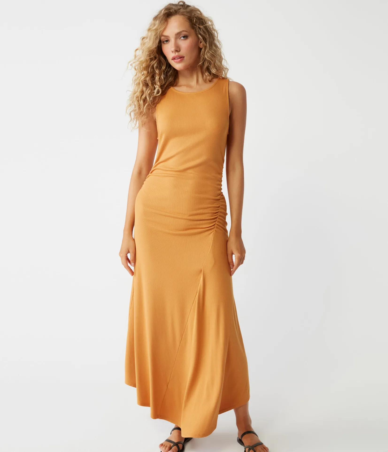 perez_asymmetrical_dress_9.webp Michael Stars Perez Asymmetrical Dress- Dresses | Midi Dresses
