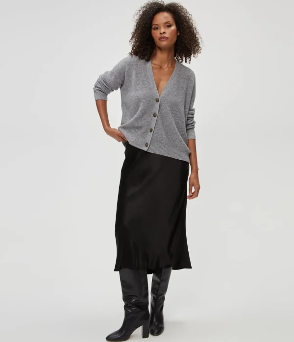 Michael Stars Petite Leila Bias Cut Midi Skirt- Pants, Shorts & Skirts