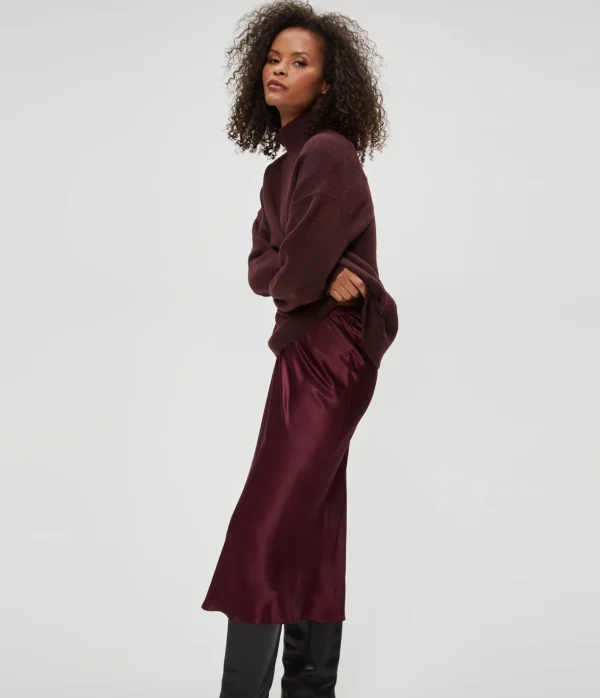 Michael Stars Petite Leila Bias Cut Midi Skirt- Pants, Shorts & Skirts