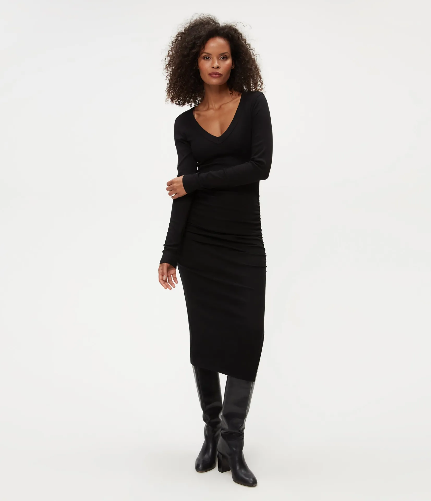petite_nova_dress_1.webp Michael Stars Petite Nova Dress- Dresses
