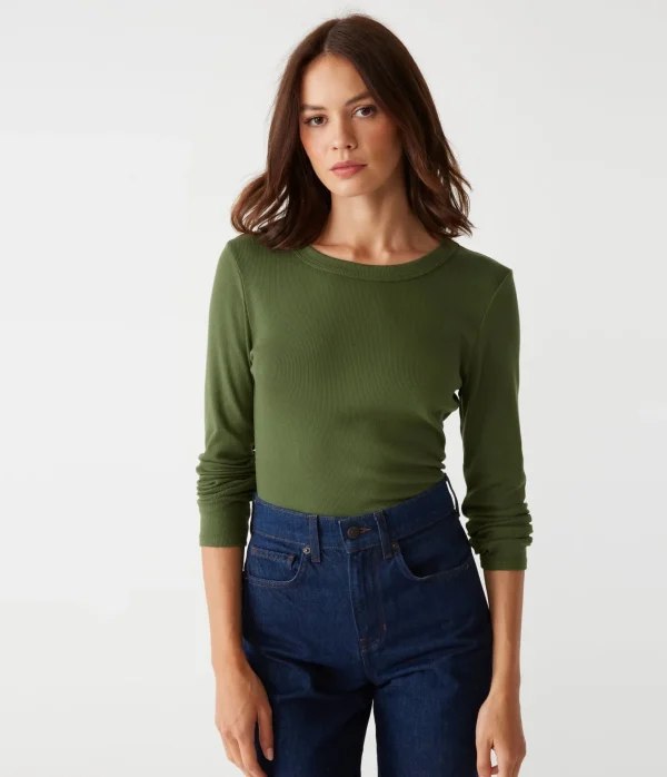 Michael Stars Petite Zola Tee- T-Shirts | Ultra Rib T-Shirts