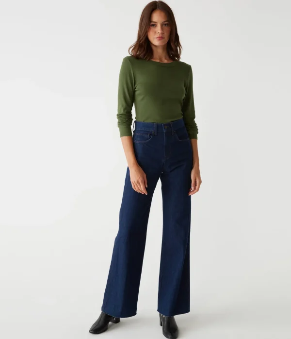 Michael Stars Petite Zola Tee- T-Shirts | Ultra Rib T-Shirts