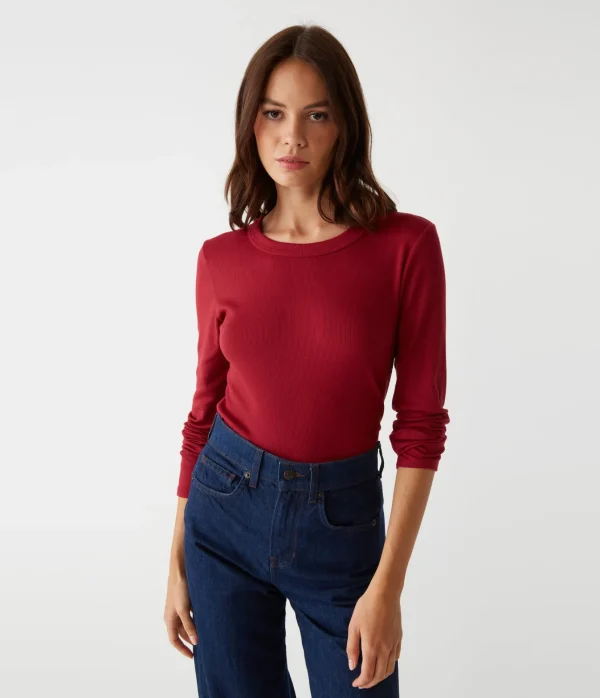 Michael Stars Petite Zola Tee- T-Shirts | Ultra Rib T-Shirts