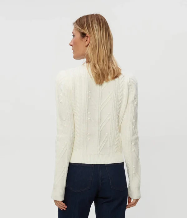 Michael Stars Pia Cable Knit Sweater- Sweaters & Cardigans