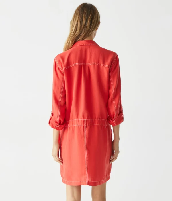 Michael Stars Pilar Linen Shirt Dress- Dresses | Mini Dresses