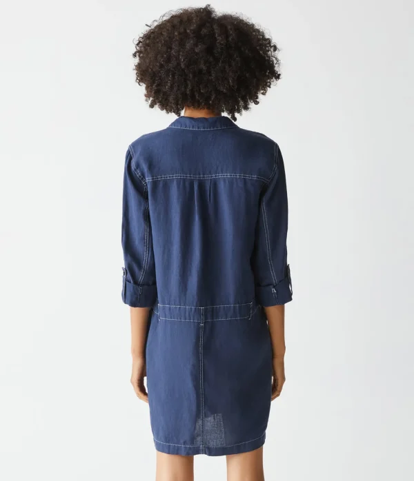 Michael Stars Pilar Linen Shirt Dress- Dresses | Mini Dresses