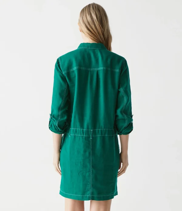 Michael Stars Pilar Linen Shirt Dress- Dresses | Mini Dresses