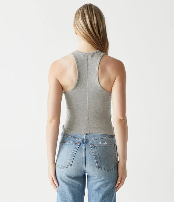 Michael Stars Pina Ribbed Halter Tank- Tank Tops | Ultra Rib T-Shirts