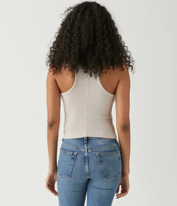 Michael Stars Pina Ribbed Halter Tank- Tank Tops | Ultra Rib T-Shirts