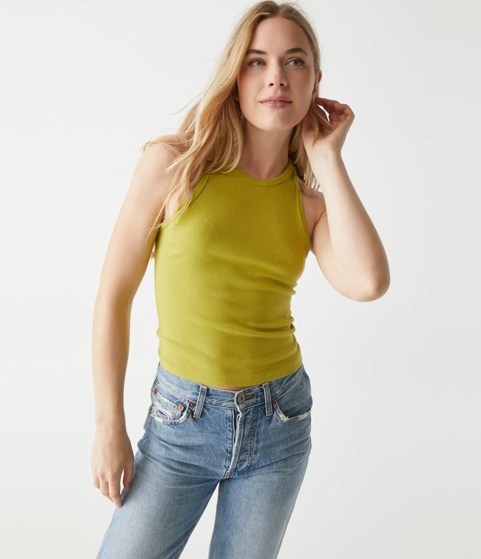 pina_ribbed_halter_tank_21.webp Michael Stars Pina Ribbed Halter Tank- Tank Tops | Ultra Rib T-Shirts
