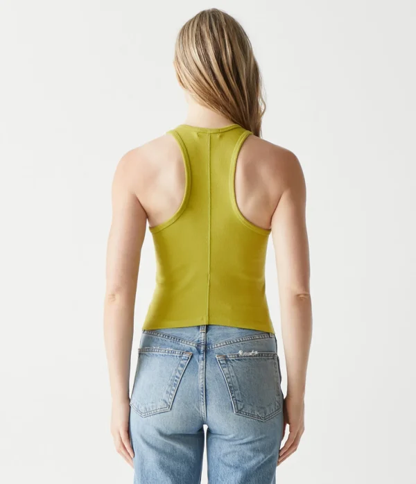 Michael Stars Pina Ribbed Halter Tank- Tank Tops | Ultra Rib T-Shirts