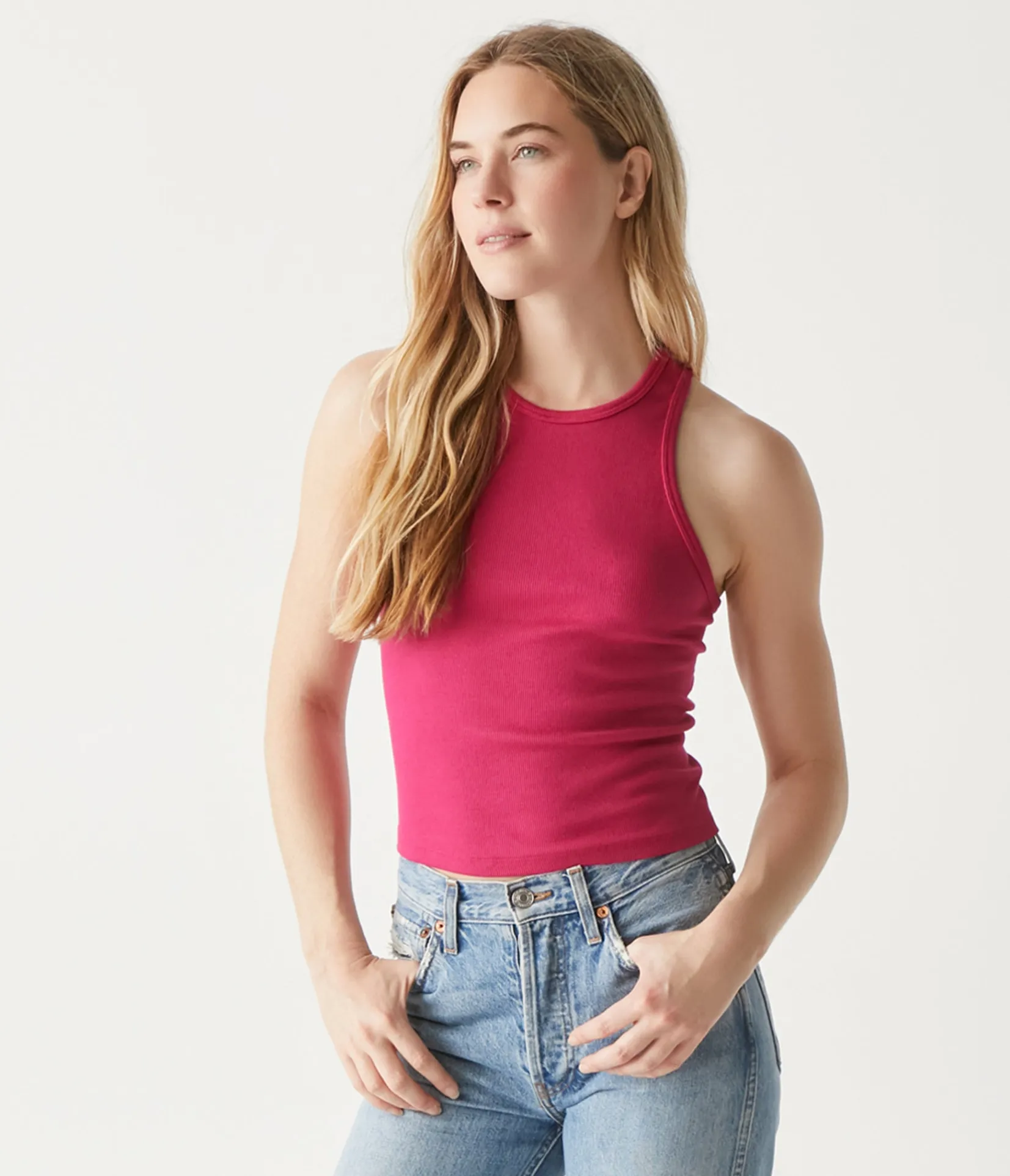 pina_ribbed_halter_tank_27.webp Michael Stars Pina Ribbed Halter Tank- Tank Tops | Ultra Rib T-Shirts