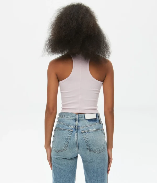 Michael Stars Pina Ribbed Halter Tank- Tank Tops | Ultra Rib T-Shirts