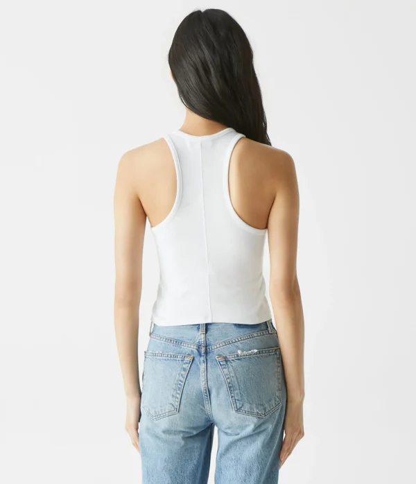 Michael Stars Pina Ribbed Halter Tank- Tank Tops | Ultra Rib T-Shirts