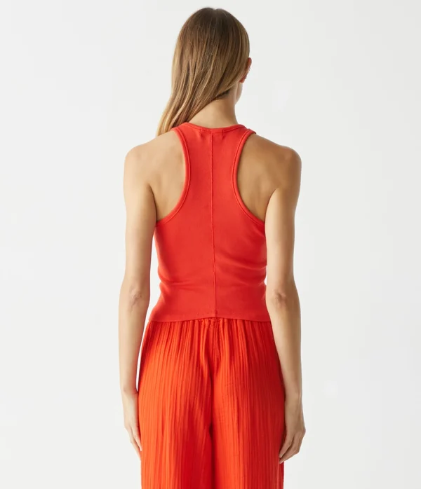 Michael Stars Pina Ribbed Halter Tank- Tank Tops | Ultra Rib T-Shirts