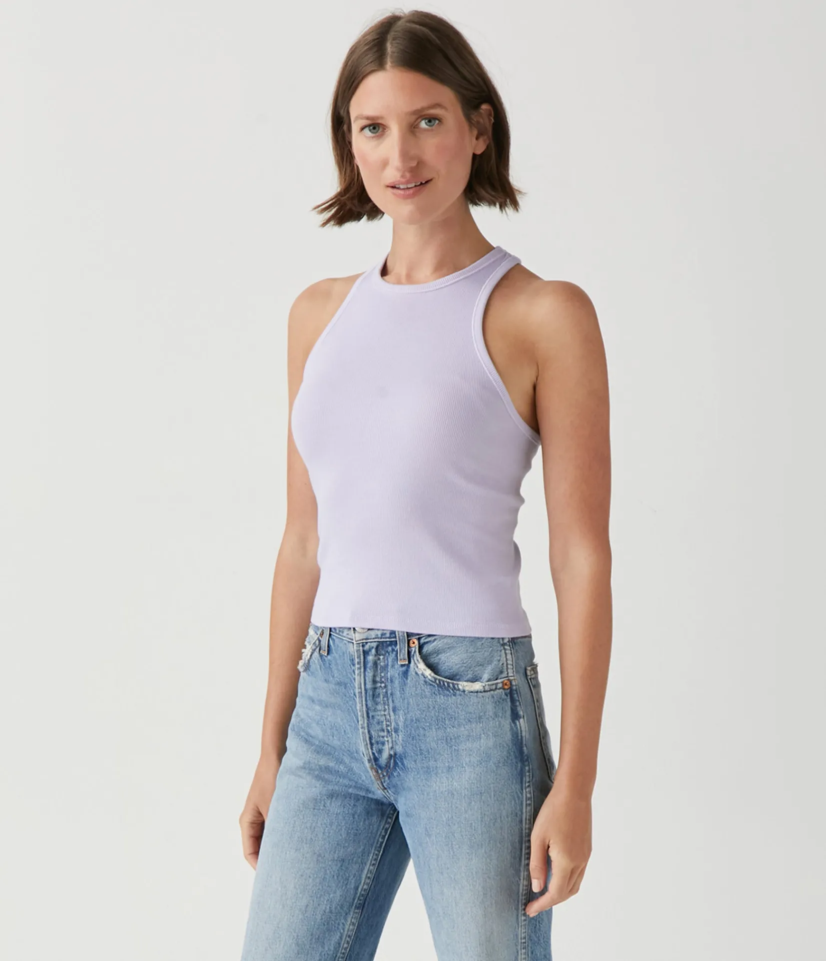 pina_ribbed_halter_tank_45.webp Michael Stars Pina Ribbed Halter Tank- Tank Tops | Ultra Rib T-Shirts