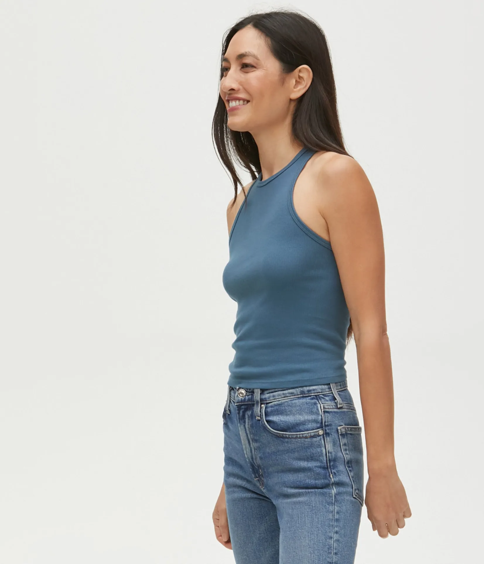 pina_ribbed_halter_tank_49.webp Michael Stars Pina Ribbed Halter Tank- Tank Tops | Ultra Rib T-Shirts